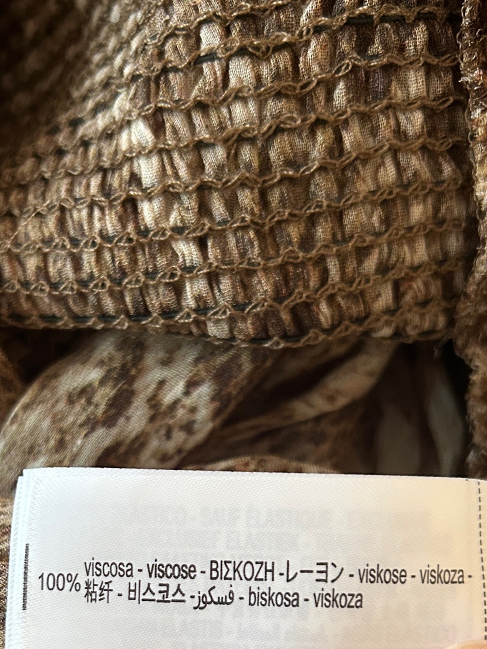 Zara Brown Snake Printed Halter Midi Dress - Picture 3 of 8